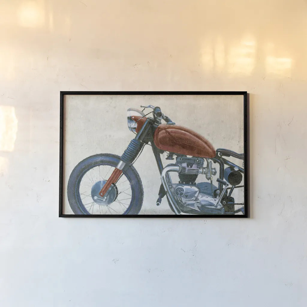 Lets Roll III Grunge Crop by James Wiens. shown as a paper print in a black flame. Available as a archival giclee rolled canvas, fine art paper, or poster print. SKU 63526i.