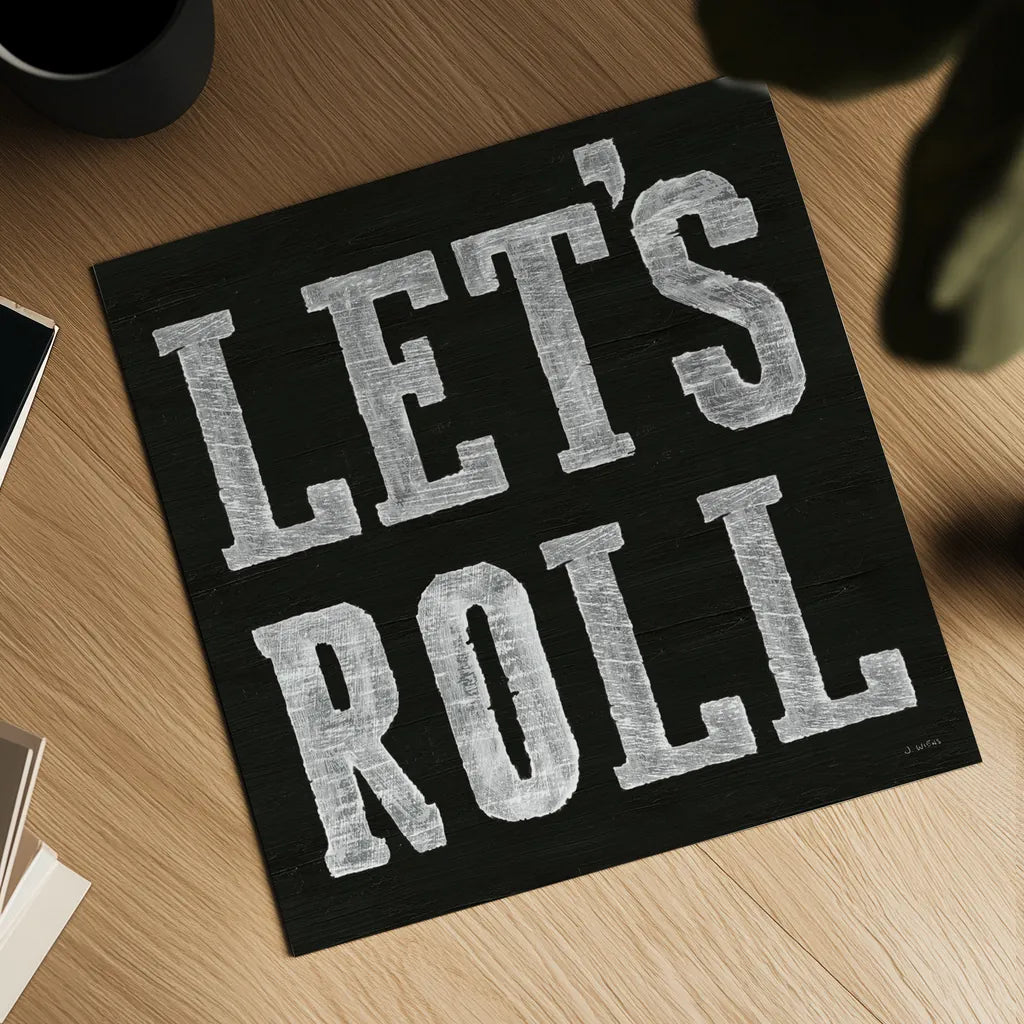 Lets Roll V by James Wiens. Shown as a detailed flat fine art print, highlighting archival giclee quality. Available as an archival giclee rolled canvas, fine art paper, or poster print. SKU 53215a.