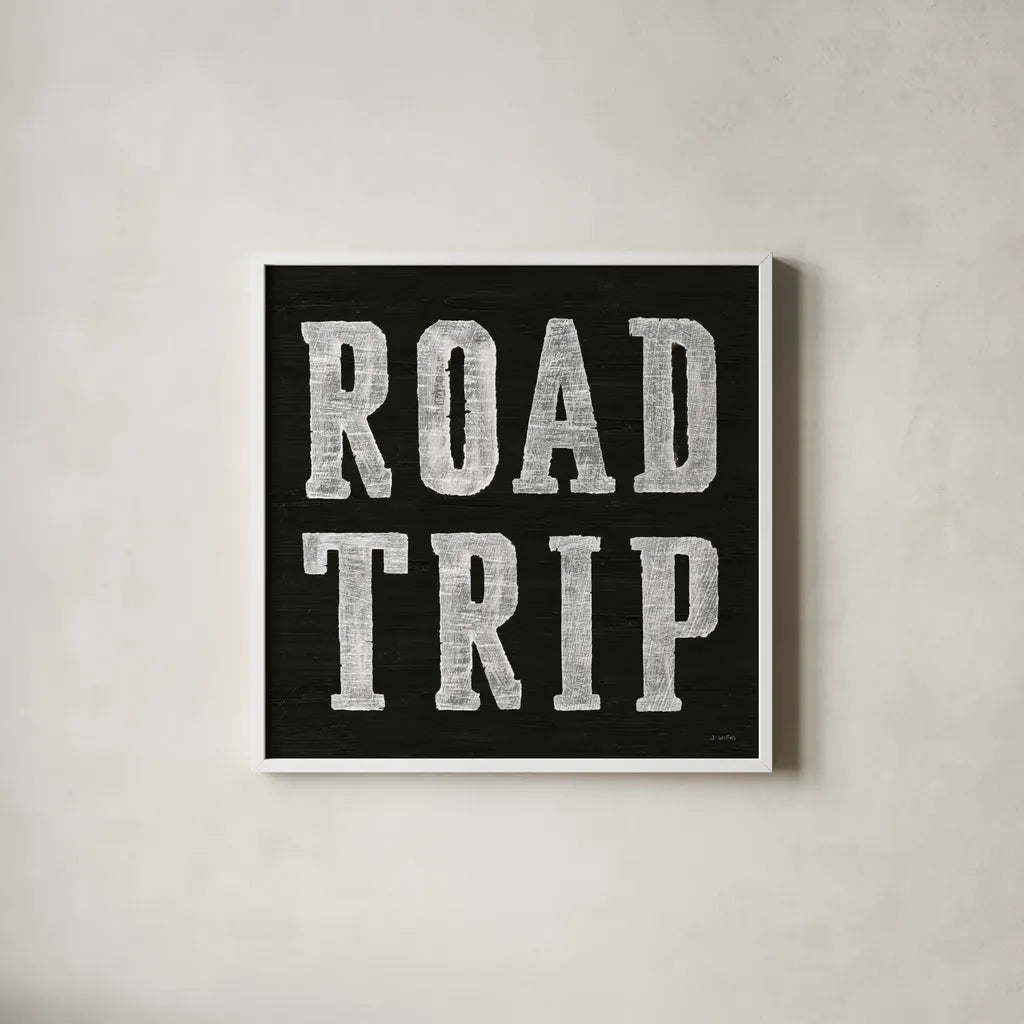 Lets Roll VI by James Wiens. Shown in a crisp white glass frame for a clean and minimalist style. Available as an archival giclee rolled canvas, fine art paper, or poster print. SKU 53216a.