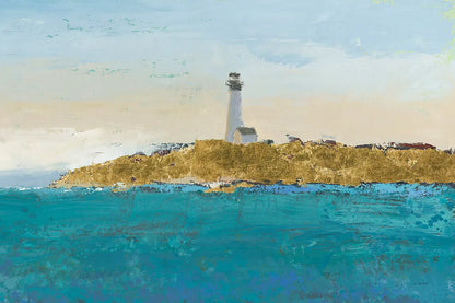 Lighthouse Seascape I v2 Crop by James Wiens. SKU 23371i. Archival Giclee Fine art print for wall decor.