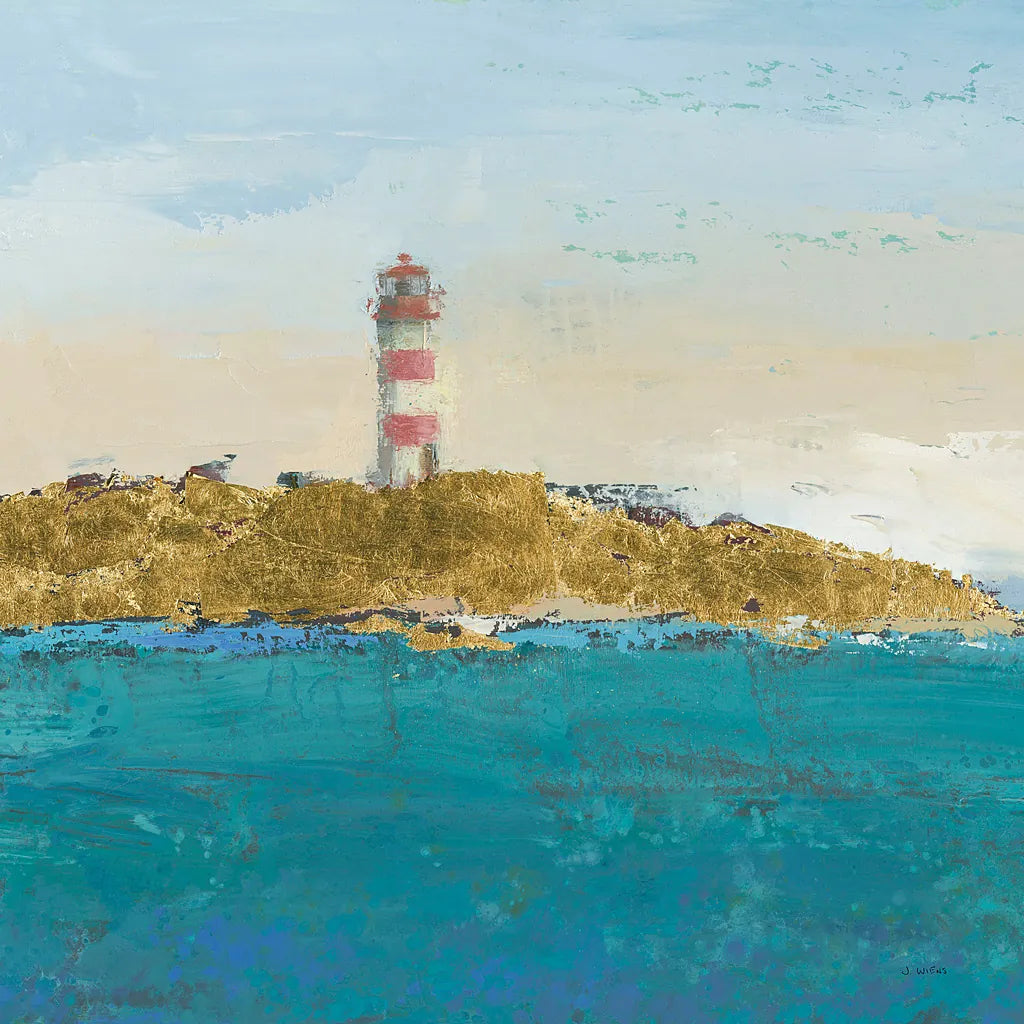 Lighthouse Seascape I v3 Crop by James Wiens. SKU 22348a. Archival Giclee Fine art print for wall decor.