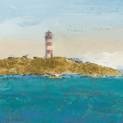 Lighthouse Seascape I v3 Crop by James Wiens. SKU 22348a. Archival Giclee Fine art print for wall decor.