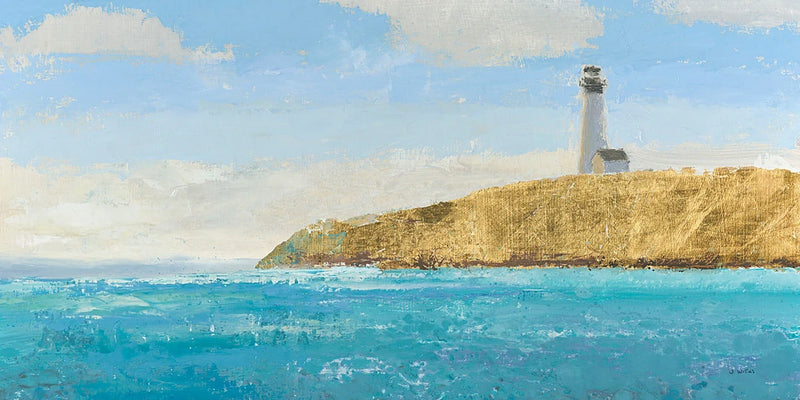 Lighthouse Seascape II Crop II by James Wiens