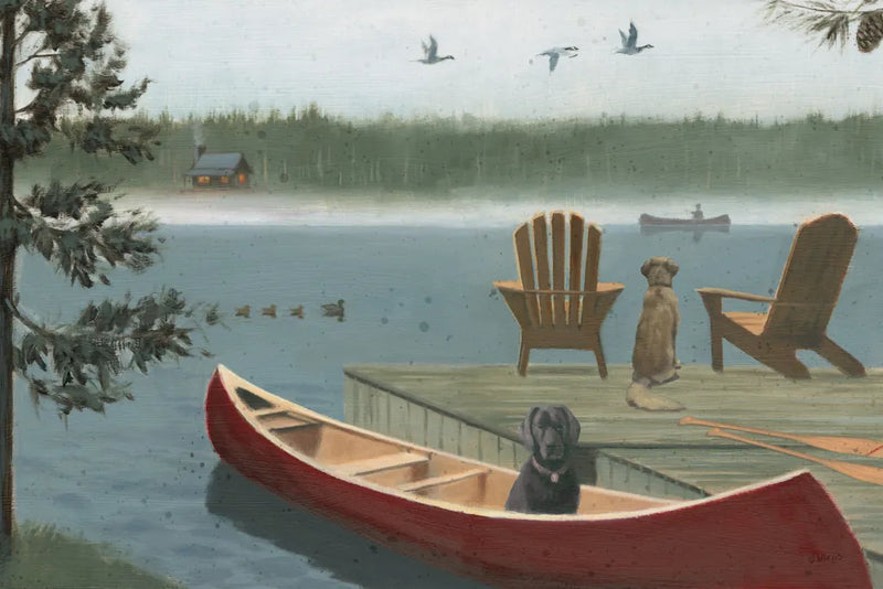 Lodge Trail No Wood by James Wiens. SKU 89454i. Archival Giclee Fine art print for wall decor.