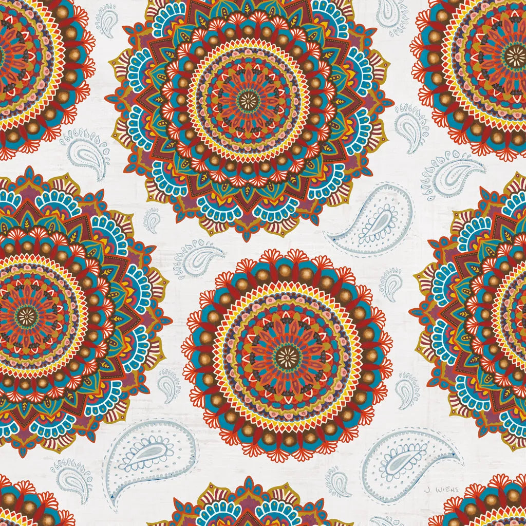 Mandala Dream Pattern IB by James Wiens. SKU 41807a. Archival Giclee Fine art print for wall decor.