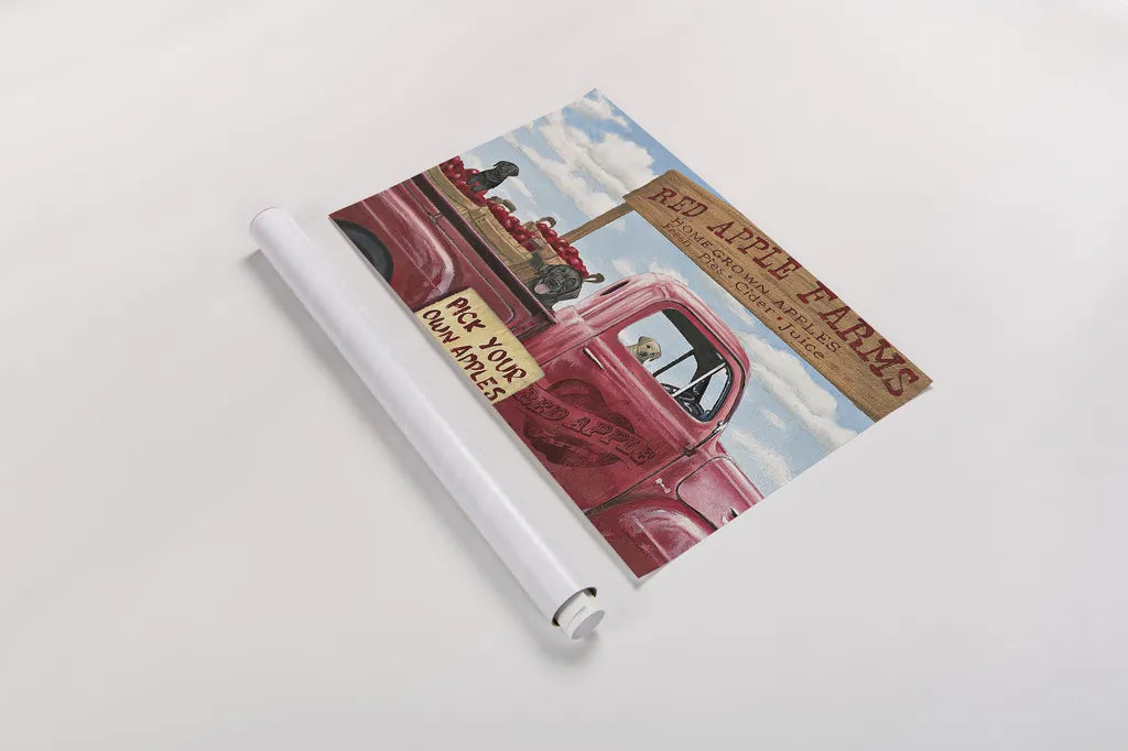 Market Season Crop by James Wiens. shown as a rolled paper print. Available as archival giclee rolled canvas, fine art paper, or poster print. SKU 18531i.