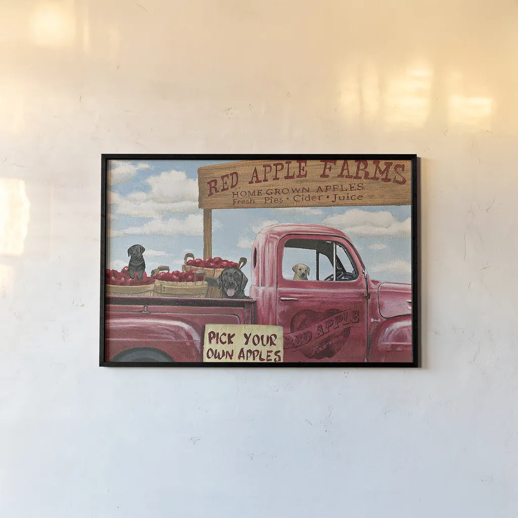 Market Season Crop by James Wiens. shown as a paper print in a black flame. Available as a archival giclee rolled canvas, fine art paper, or poster print. SKU 18531i.