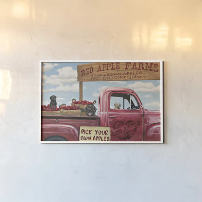 Market Season Crop by James Wiens. shown as a paper print in a white frame. Available as a archival giclee rolled canvas, fine art paper, or poster print. SKU 18531i.