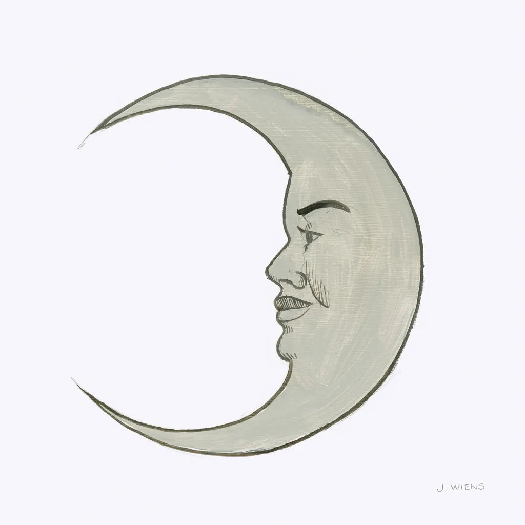 Moon by James Wiens. SKU 76375a. Archival Giclee Fine art print for wall decor.