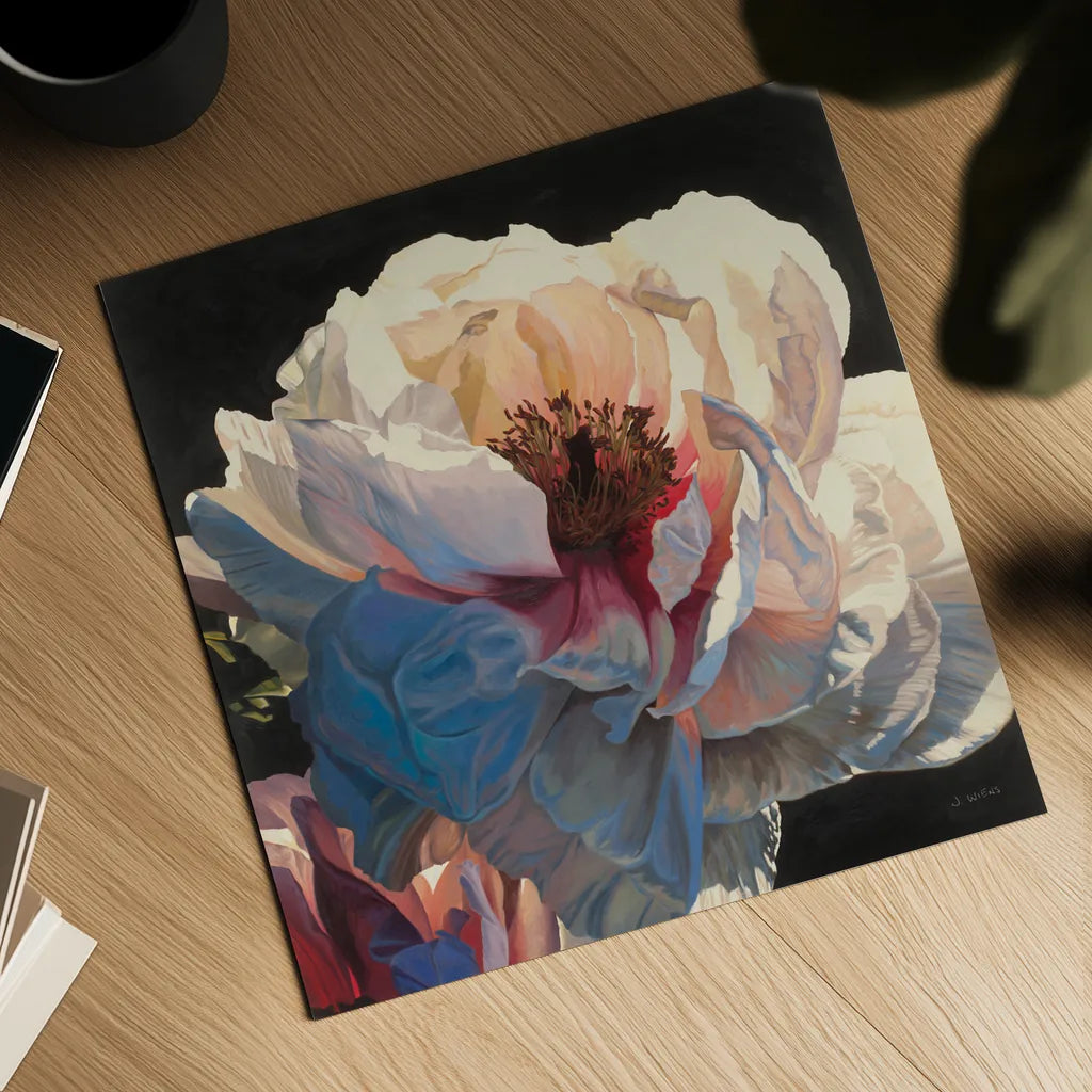 Morning Glow I by James Wiens. Shown as a detailed flat fine art print, highlighting archival giclee quality. Available as an archival giclee rolled canvas, fine art paper, or poster print. SKU 13525a.