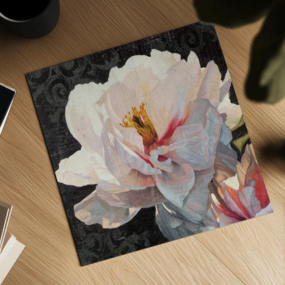 Morning Glow II Grunge Crop by James Wiens. Shown as a detailed flat fine art print, highlighting archival giclee quality. Available as an archival giclee rolled canvas, fine art paper, or poster print. SKU 33281a.