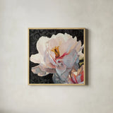 Morning Glow II Grunge Crop by James Wiens. Shown in a natural wood glass frame for a timeless modern aesthetic. Available as an archival giclee rolled canvas, fine art paper, or poster print. SKU 33281a.