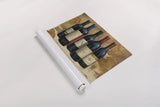 Napa Reserve Wine Crop by James Wiens. shown as a rolled paper print. Available as archival giclee rolled canvas, fine art paper, or poster print. SKU 33152i.