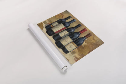 Napa Reserve Wine Crop by James Wiens. shown as a rolled paper print. Available as archival giclee rolled canvas, fine art paper, or poster print. SKU 33152i.