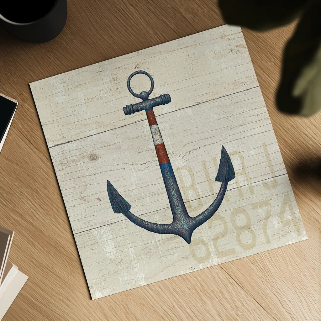 Nautique III by James Wiens. Shown as a detailed flat fine art print, highlighting archival giclee quality. Available as an archival giclee rolled canvas, fine art paper, or poster print. SKU 21078a.