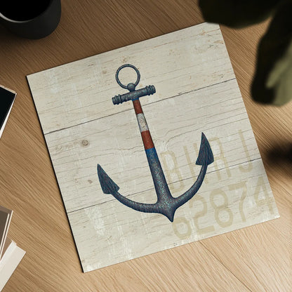 Nautique III by James Wiens. Shown as a detailed flat fine art print, highlighting archival giclee quality. Available as an archival giclee rolled canvas, fine art paper, or poster print. SKU 21078a.