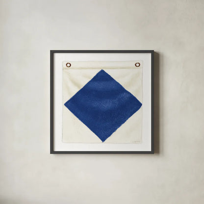 Nautique XIII by James Wiens. Shown in a sleek black glass frame for a contemporary gallery look. Available as an archival giclee rolled canvas, fine art paper, or poster print. SKU 51733a.