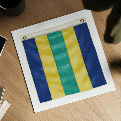 Nautique XIV by James Wiens. Shown as a detailed flat fine art print, highlighting archival giclee quality. Available as an archival giclee rolled canvas, fine art paper, or poster print. SKU 51734a.