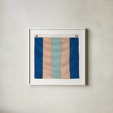 Nautique XIV Pastel by James Wiens. Shown in a crisp white glass frame for a clean and minimalist style. Available as an archival giclee rolled canvas, fine art paper, or poster print. SKU 87939a.