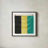 Nautique XV by James Wiens. Shown in a sleek black glass frame for a contemporary gallery look. Available as an archival giclee rolled canvas, fine art paper, or poster print. SKU 51735a.