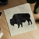 Neutral Lodge II v2 by James Wiens. Shown as a detailed flat fine art print, highlighting archival giclee quality. Available as an archival giclee rolled canvas, fine art paper, or poster print. SKU 28684a.