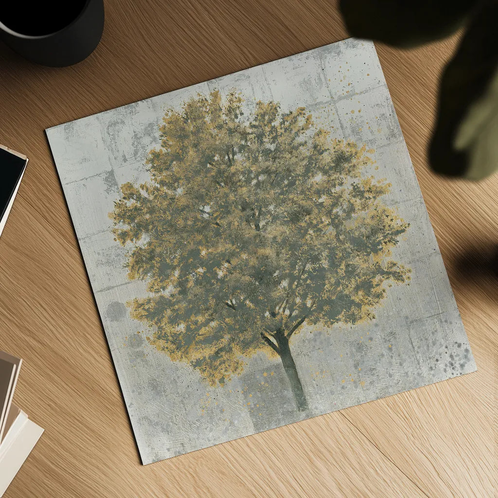 Neutrality Gold by James Wiens. Shown as a detailed flat fine art print, highlighting archival giclee quality. Available as an archival giclee rolled canvas, fine art paper, or poster print. SKU 23016a.