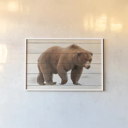 Northern Wild I on Wood by James Wiens. shown as a paper print in a white frame. Available as a archival giclee rolled canvas, fine art paper, or poster print. SKU 69068i.