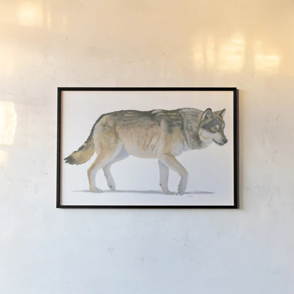 Northern Wild II by James Wiens. shown as a paper print in a black flame. Available as a archival giclee rolled canvas, fine art paper, or poster print. SKU 66106i.