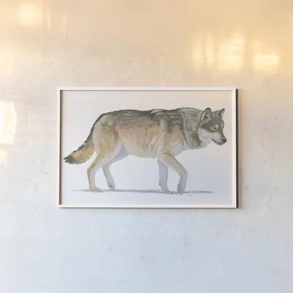 Northern Wild II by James Wiens. shown as a paper print in a white frame. Available as a archival giclee rolled canvas, fine art paper, or poster print. SKU 66106i.