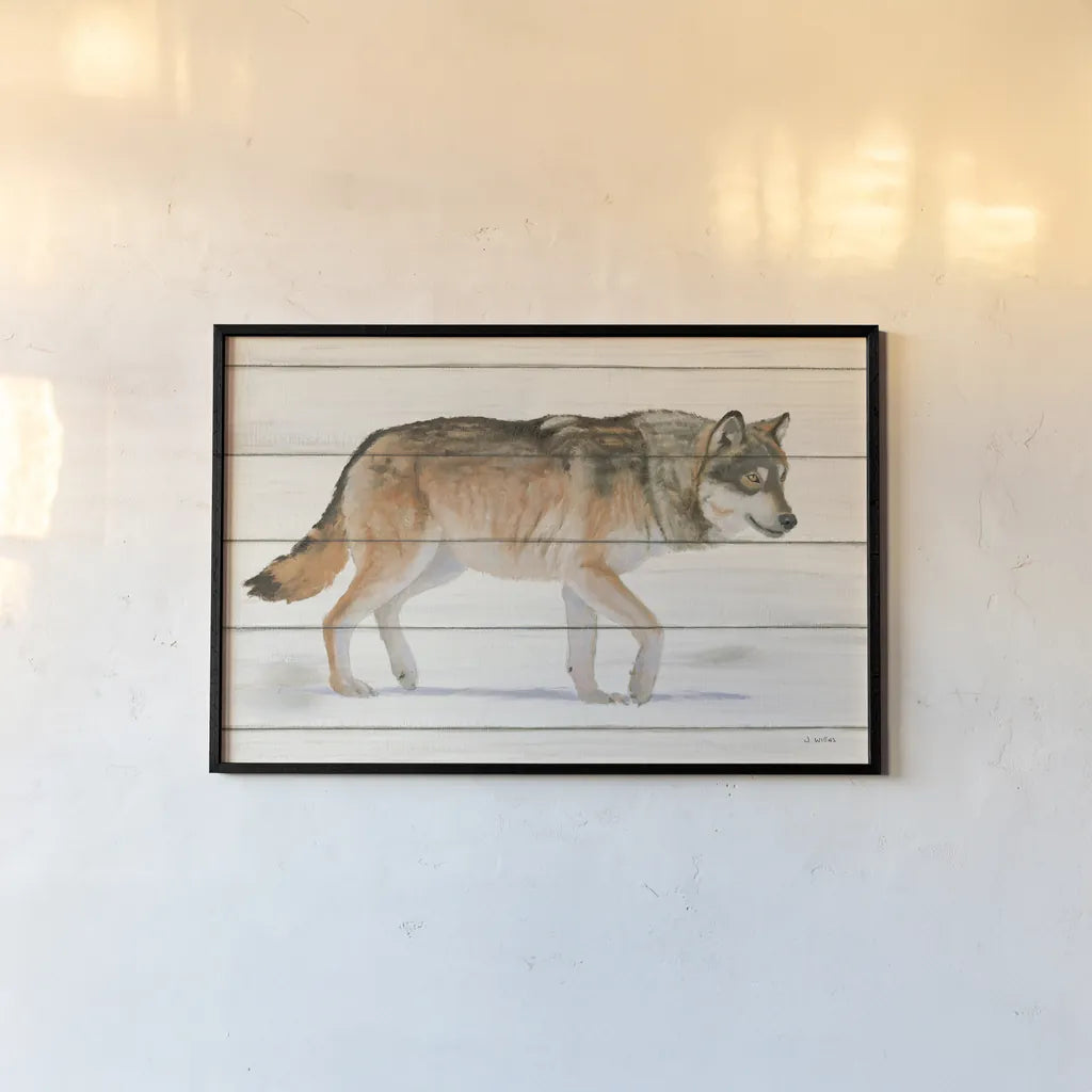 Northern Wild II on Wood by James Wiens. shown as a paper print in a black flame. Available as a archival giclee rolled canvas, fine art paper, or poster print. SKU 69069i.