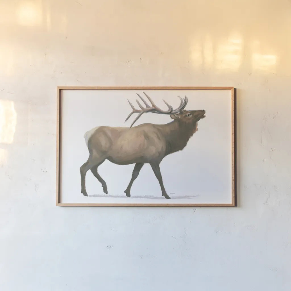 Northern Wild III by James Wiens. shown as a paper print in a natural frame. Available as a archival giclee rolled canvas, fine art paper, or poster print. SKU 66107i.