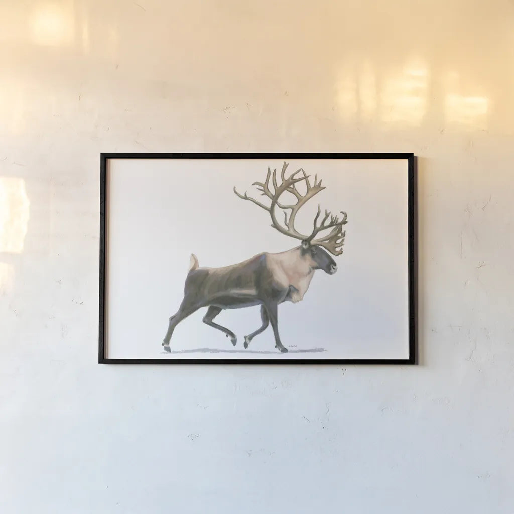 Northern Wild IV by James Wiens. shown as a paper print in a black flame. Available as a archival giclee rolled canvas, fine art paper, or poster print. SKU 66108i.