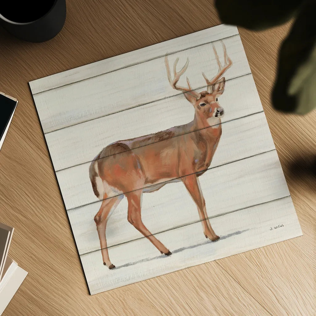 Northern Wild V on Wood by James Wiens. Shown as a detailed flat fine art print, highlighting archival giclee quality. Available as an archival giclee rolled canvas, fine art paper, or poster print. SKU 69072a.