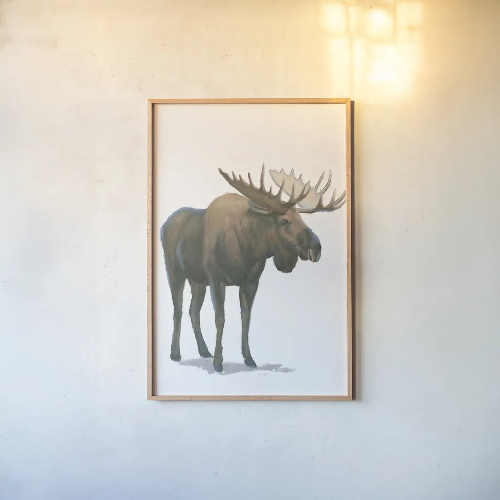 Northern Wild VI by James Wiens. shown as a paper print in a natural frame. Available as a archival giclee rolled canvas, fine art paper, or poster print. SKU 66110h.