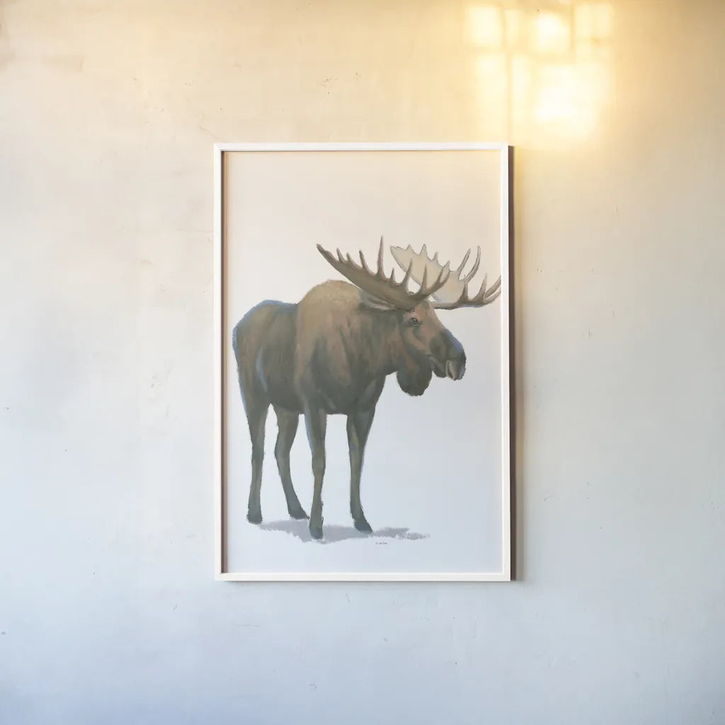 Northern Wild VI by James Wiens. shown as a paper print in a white frame. Available as a archival giclee rolled canvas, fine art paper, or poster print. SKU 66110h.