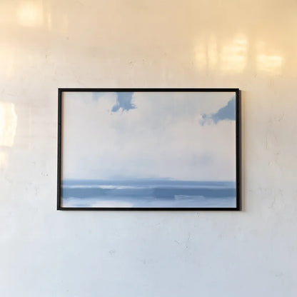 Oceanview by James Wiens. shown as a paper print in a black flame. Available as a archival giclee rolled canvas, fine art paper, or poster print. SKU 63185i.