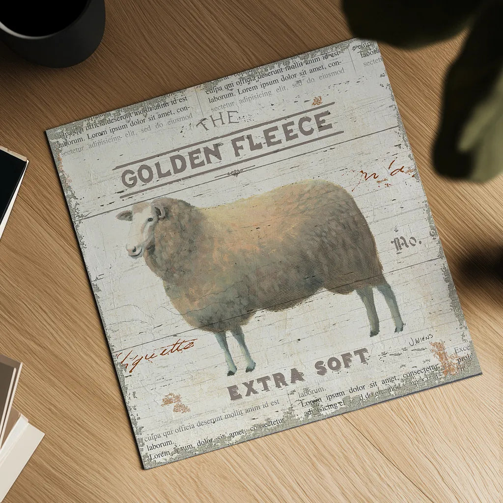 On the Farm IV by James Wiens. Shown as a detailed flat fine art print, highlighting archival giclee quality. Available as an archival giclee rolled canvas, fine art paper, or poster print. SKU 18245a.