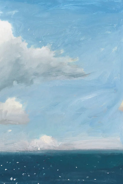 Open Sea Blue Crop by James Wiens. SKU 80595h. Archival Giclee Fine art print for wall decor.