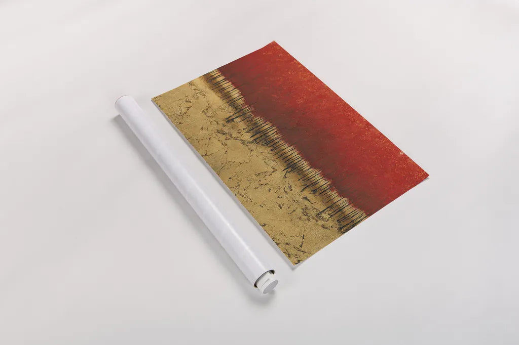 Orange Trees III by James Wiens. shown as a rolled paper print. Available as archival giclee rolled canvas, fine art paper, or poster print. SKU 20390i.