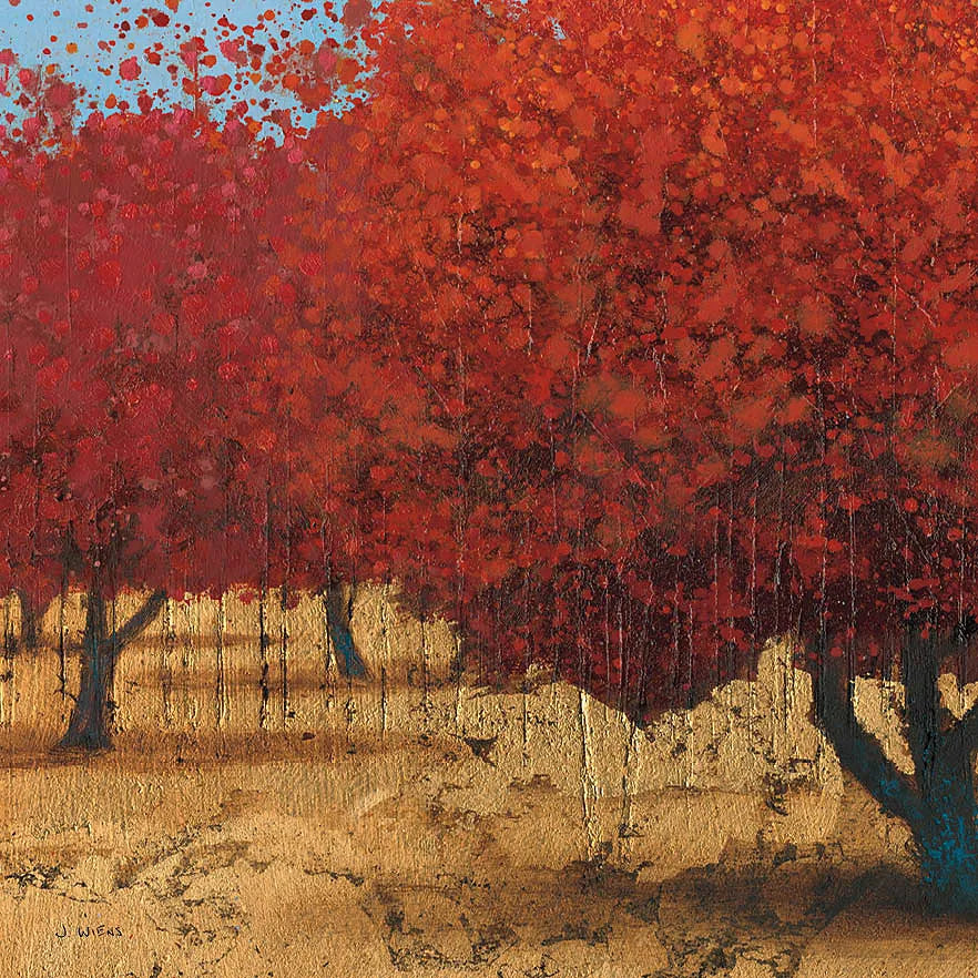 Orange Trees III Square I by James Wiens. SKU 18629a. Archival Giclee Fine art print for wall decor.