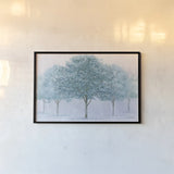 Peaceful Grove by James Wiens. shown as a paper print in a black flame. Available as a archival giclee rolled canvas, fine art paper, or poster print. SKU 36195i.