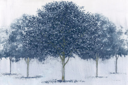 Peaceful Grove Navy by James Wiens. SKU 91612i. Archival Giclee Fine art print for wall decor.