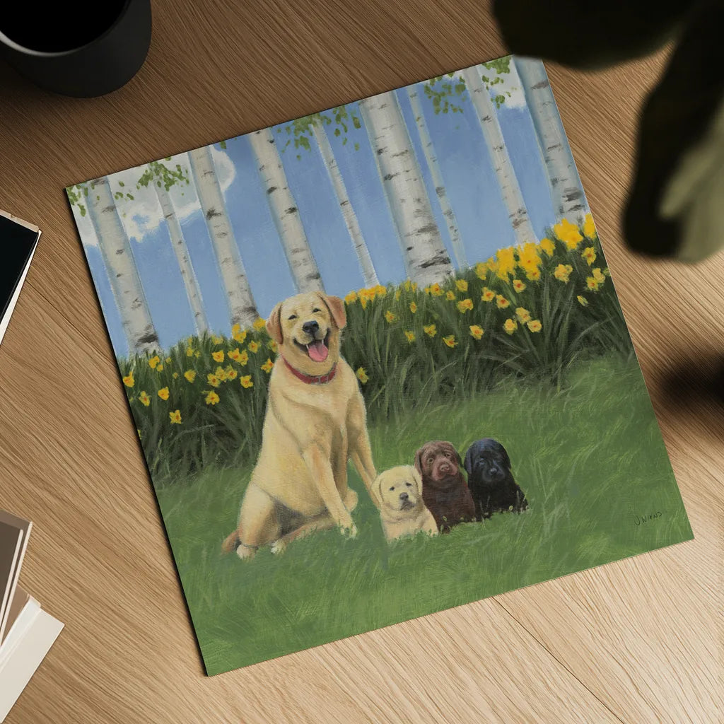 Proud Mom by James Wiens. Shown as a detailed flat fine art print, highlighting archival giclee quality. Available as an archival giclee rolled canvas, fine art paper, or poster print. SKU 33397a.