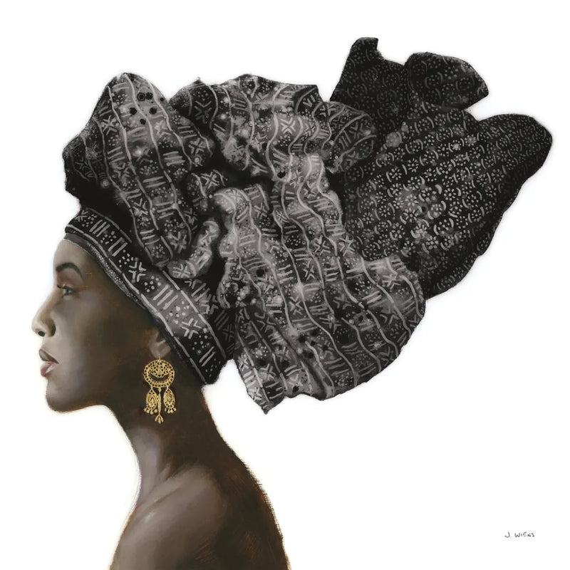 Pure Style Black by James Wiens. SKU 49621a. Archival Giclee Fine art print for wall decor.