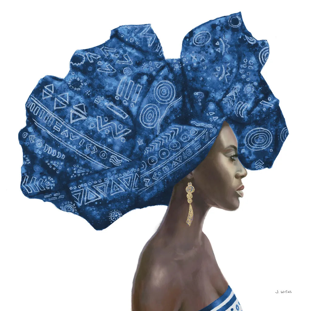 Pure Style II Blue by James Wiens. SKU 47530a. Archival Giclee Fine art print for wall decor.