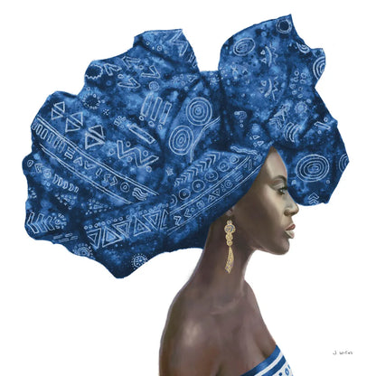 Pure Style II Blue by James Wiens. SKU 47530a. Archival Giclee Fine art print for wall decor.