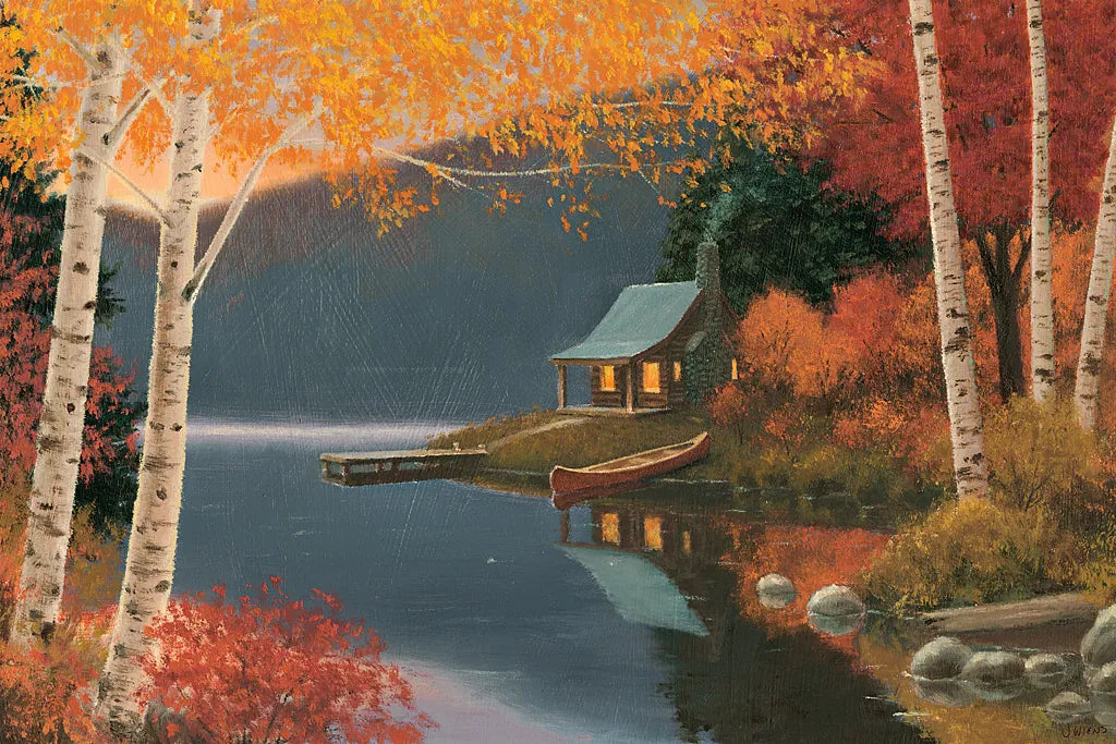 Quiet Evening I by James Wiens. SKU 21318i. Archival Giclee Fine art print for wall decor.