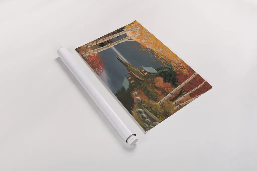 Quiet Evening I by James Wiens. shown as a rolled paper print. Available as archival giclee rolled canvas, fine art paper, or poster print. SKU 21318i.