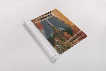 Quiet Evening I by James Wiens. shown as a rolled paper print. Available as archival giclee rolled canvas, fine art paper, or poster print. SKU 21318i.