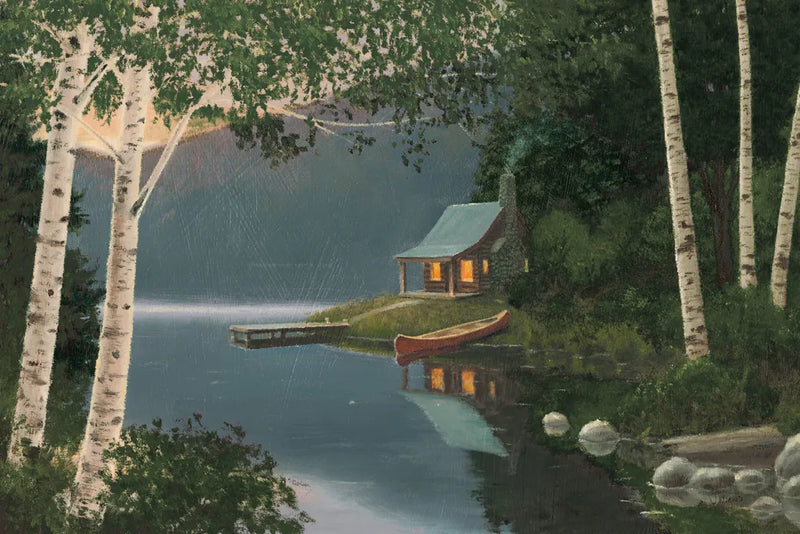 Quiet Evening I Summer by James Wiens. SKU 69201i. Archival Giclee Fine art print for wall decor.